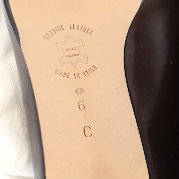 Vintage mid-heel Amalfi 'Vania' pumps in 'Coffee' - Picture 6 of 10